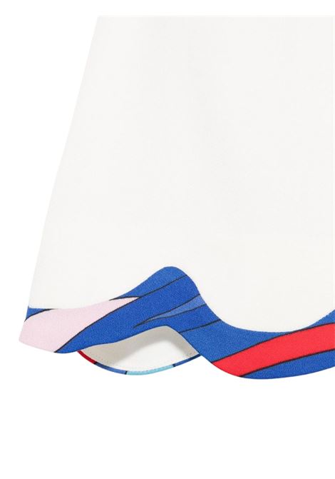 White viscose skirt for girls Emilio Pucci | PW7A21/DELBIANCO